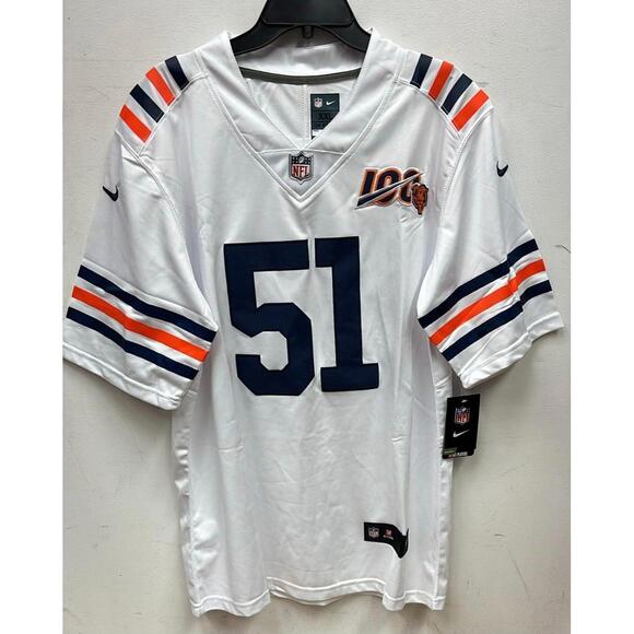 Dick Butkus Chicago Bears Jersey white Nike - Picture 1 of 2